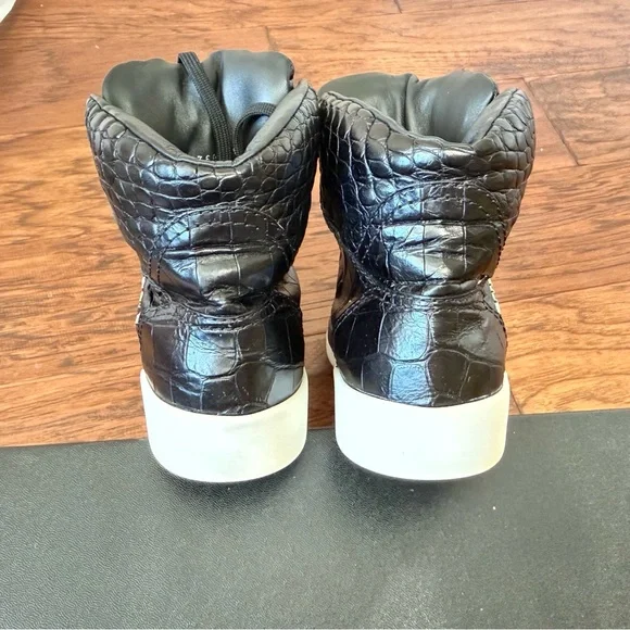 Chanel Unisex  Black High-Top Sneakers - Picture 6 of 16